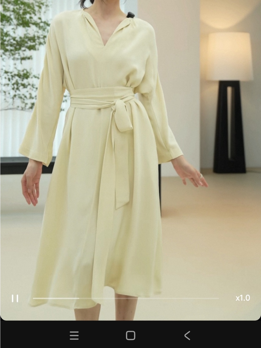 30 momme Silk Belted Dress - Picture 10 of 16